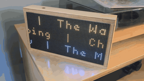 KEXP Now Playing Display showing current song